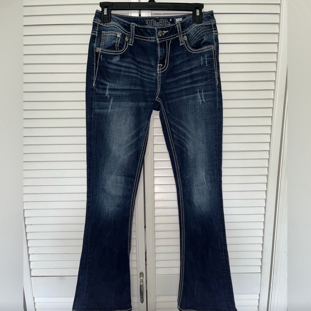 Miss me boot cut jeans 25 X 30 EUC